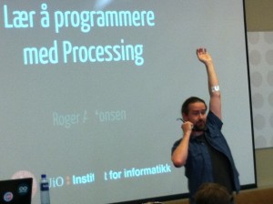 Å kode i Processing - med Roger Antonsen